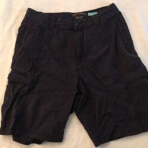 Tommy Bahama Black Casual Khaki Shorts